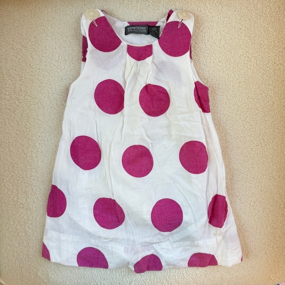 Kenneth Cole Reaction Sleeveless Polka Dot Dress - Picture 4 of 7